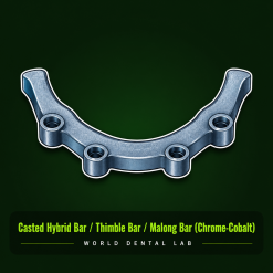 Casted Hybrid Bar/Thimble Bar/Malong Bar (Chrome-Cobalt)