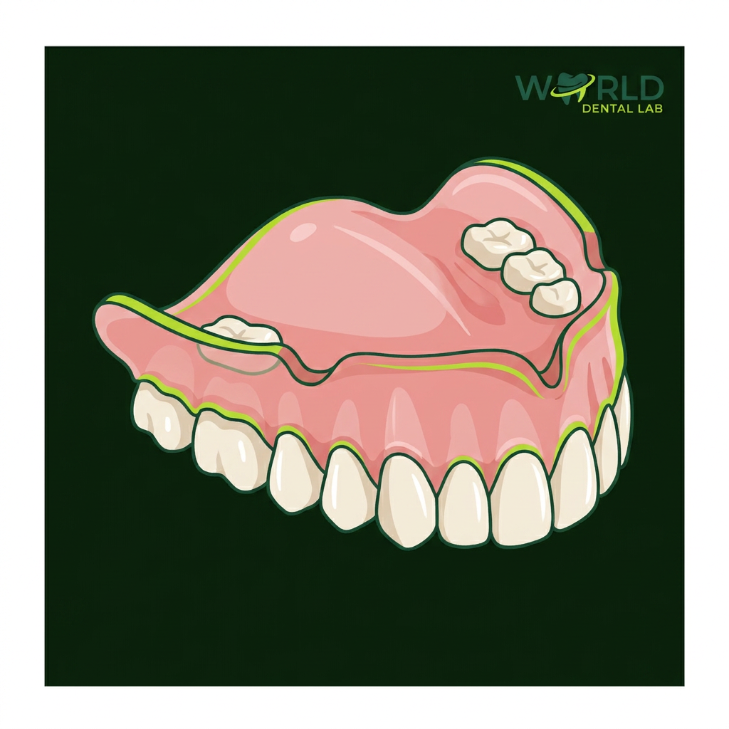 thumb 3535 - Flexible Partial Denture Valplast - Finish After Try-In (max 7 teeth) - World Dental Lab