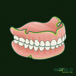 Flexible Full Denture Valplast - 1 Step (over 7 teeth)