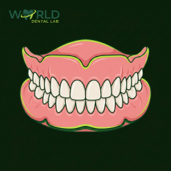 Flexible Full Denture Valplast - Try In (over 7 teeth)
