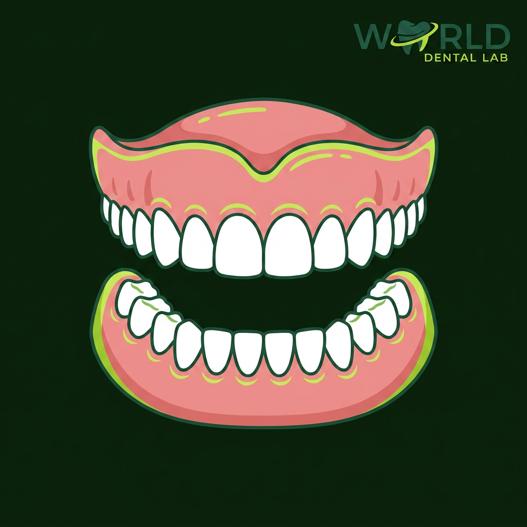 thumb 3542 - Acrylic Full Denture - 1 Step (over 7 teeth) - World Dental Lab