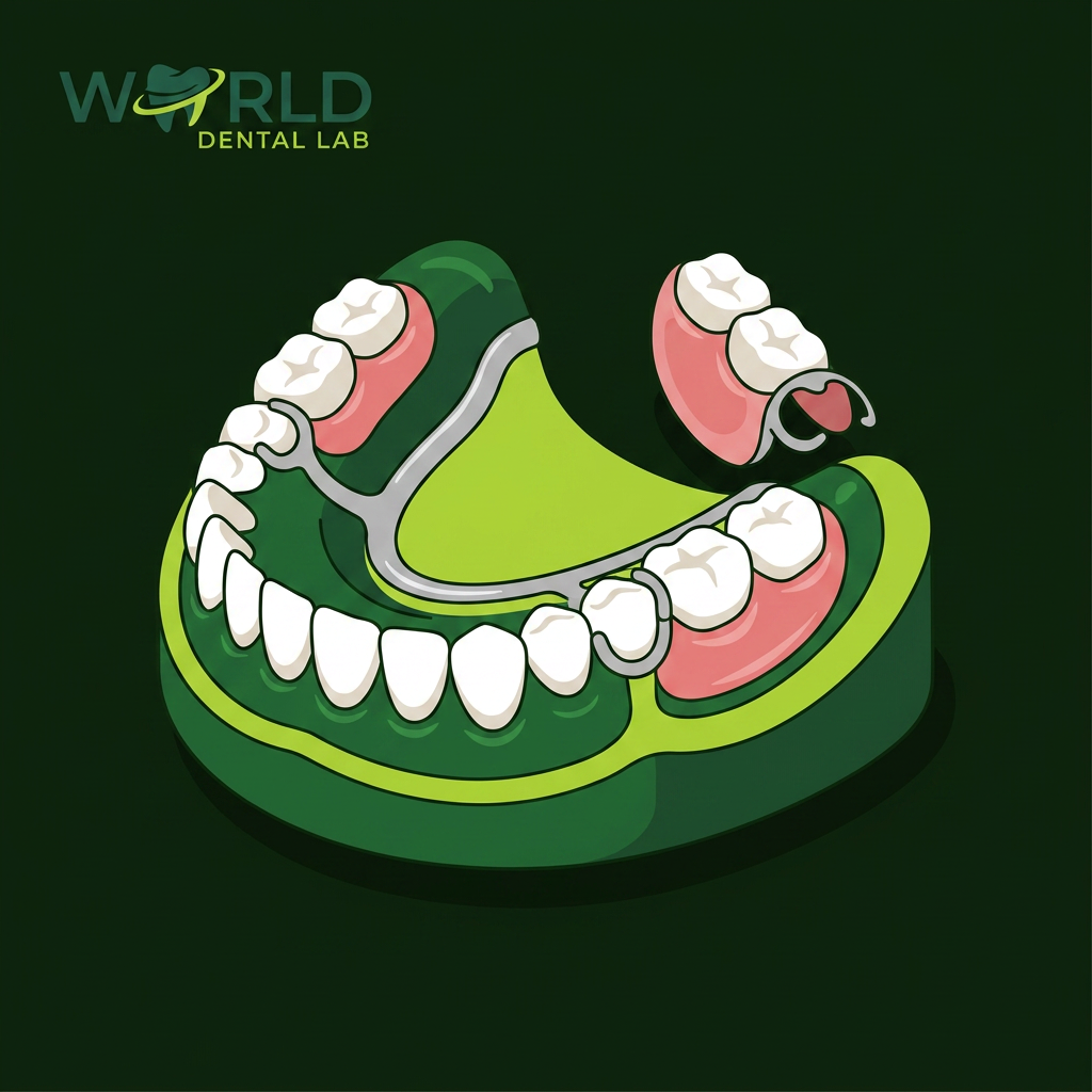 thumb 3557 - Set Up 1 Step Finish (Flex/Acrylic) - World Dental Lab