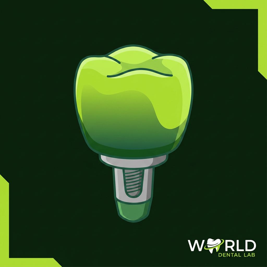 thumb 3594 - Full Zirconia Multilayer Crown of Implant - World Dental Lab