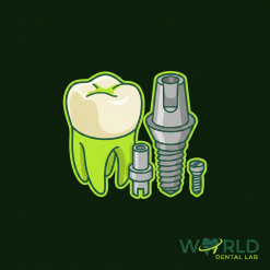 Full Zirconia Crown on Implant Combo (3rd Party)