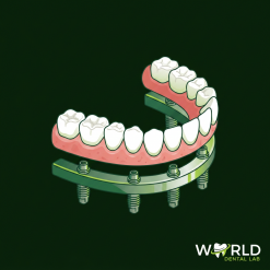 Partial Arch Denture 1 Step - All on X (under 8 teeth)