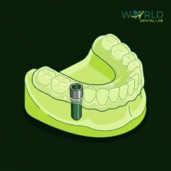 Surgical Guide 1 Implant (with Sleeve)