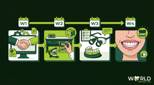 thumb 4171 - Your First Month With a Dental Lab Outsourcing Partner: What to Expect Week by Week - World Dental Lab