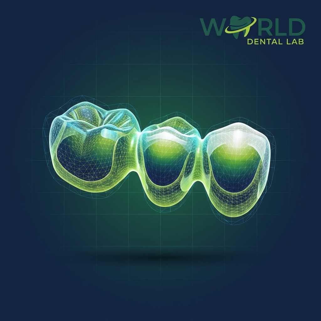 thumb 4374 - Cutback 3-Unit Bridge - World Dental Lab